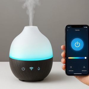 Smart WiFi-Enabled Essential Oil Diffuser with App Control